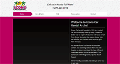 Desktop Screenshot of econoaruba.com